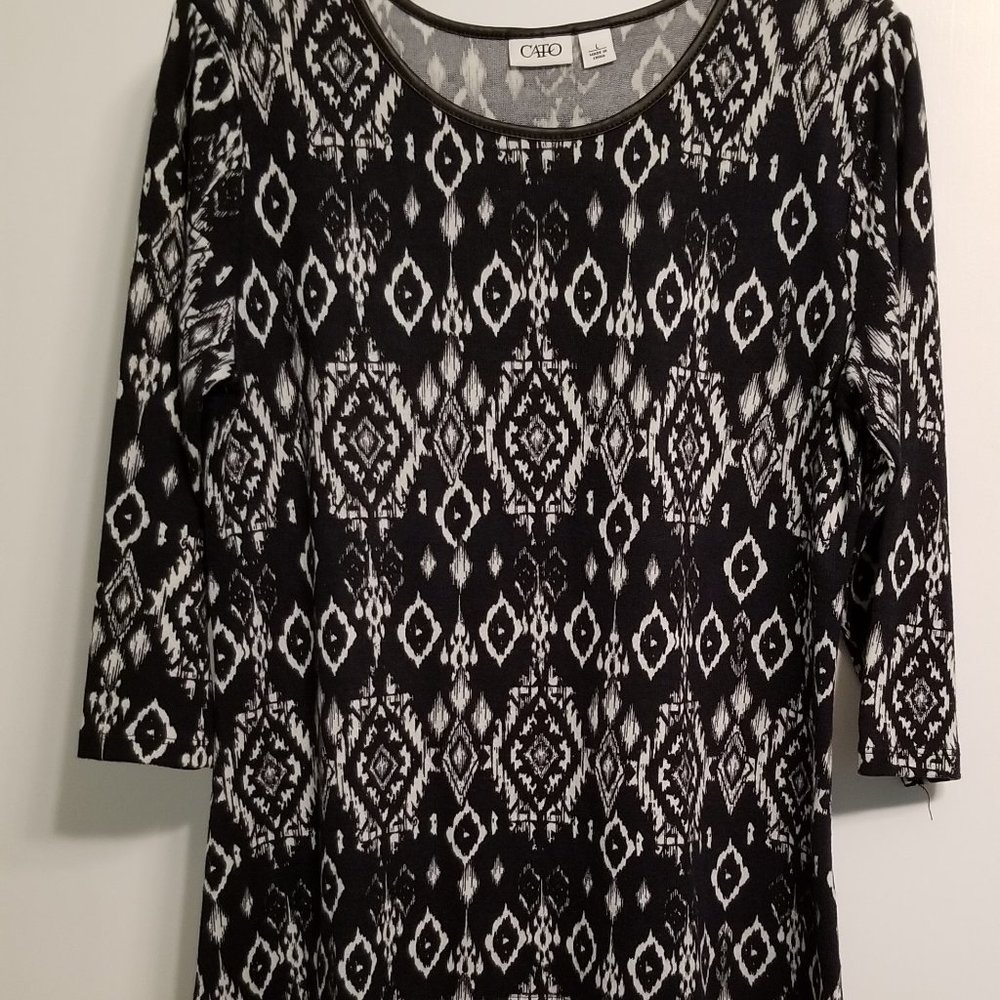 Cato  large 3/4 sleeve top